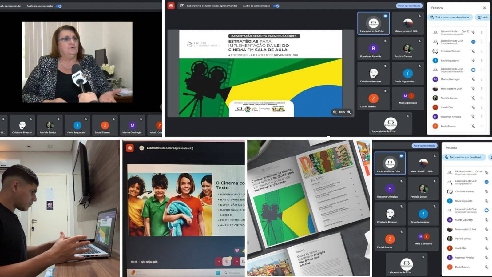 <p>Professores de Redentora s&atilde;o capacitados para utilizar o cinema brasileiro em sala de aula</p>