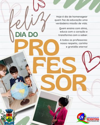 <p><strong>FELIZ DIA DO PROFESSOR.</strong></p>
