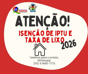 <p><strong>IPTU 2026: Prazo para Solicita&ccedil;&atilde;o de Isen&ccedil;&atilde;o e Informa&ccedil;&otilde;es Importantes.</strong></p>