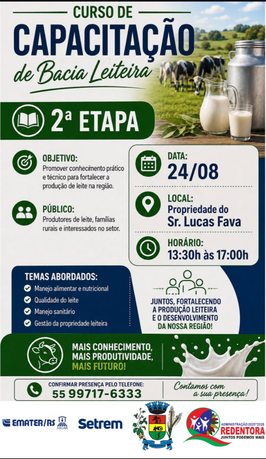 CURSO BACIA LEITEIRA