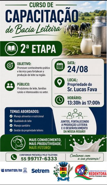 CURSO BACIA LEITEIRA