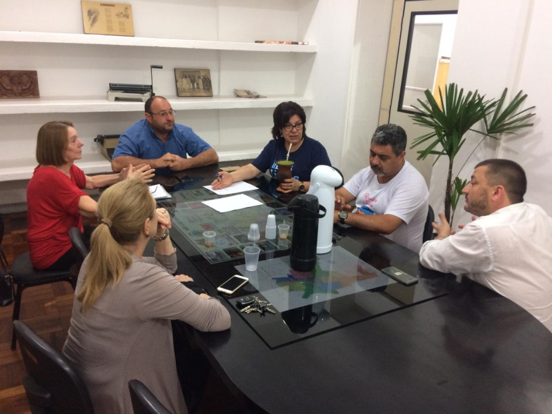 Reunião com empresa de transportes Charrua