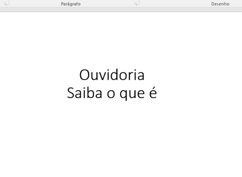 O que é a ouvidoria 
