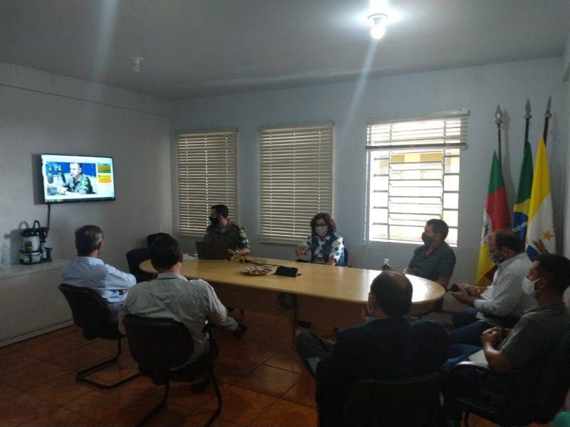Brigada Militar explica sobre Videomonitoramento