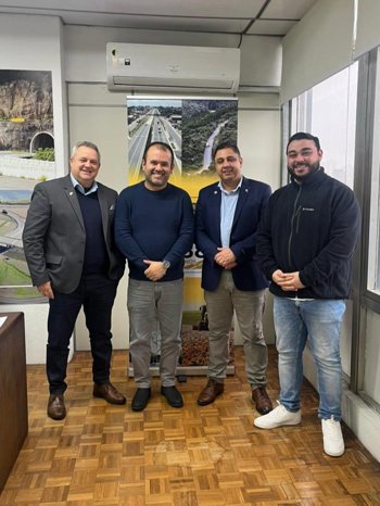 Melhorias em estradas estaduais pautaram reuni&atilde;o da Mesa Diretora da C&acirc;mara Municipal e DAER