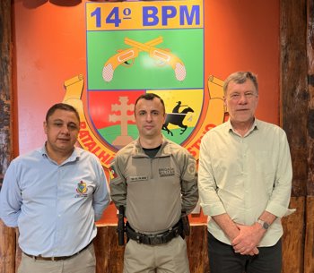Presidente da C&acirc;mara prestigia a solenidade de formatura do Curso de Patrulhamento de Fronteiras