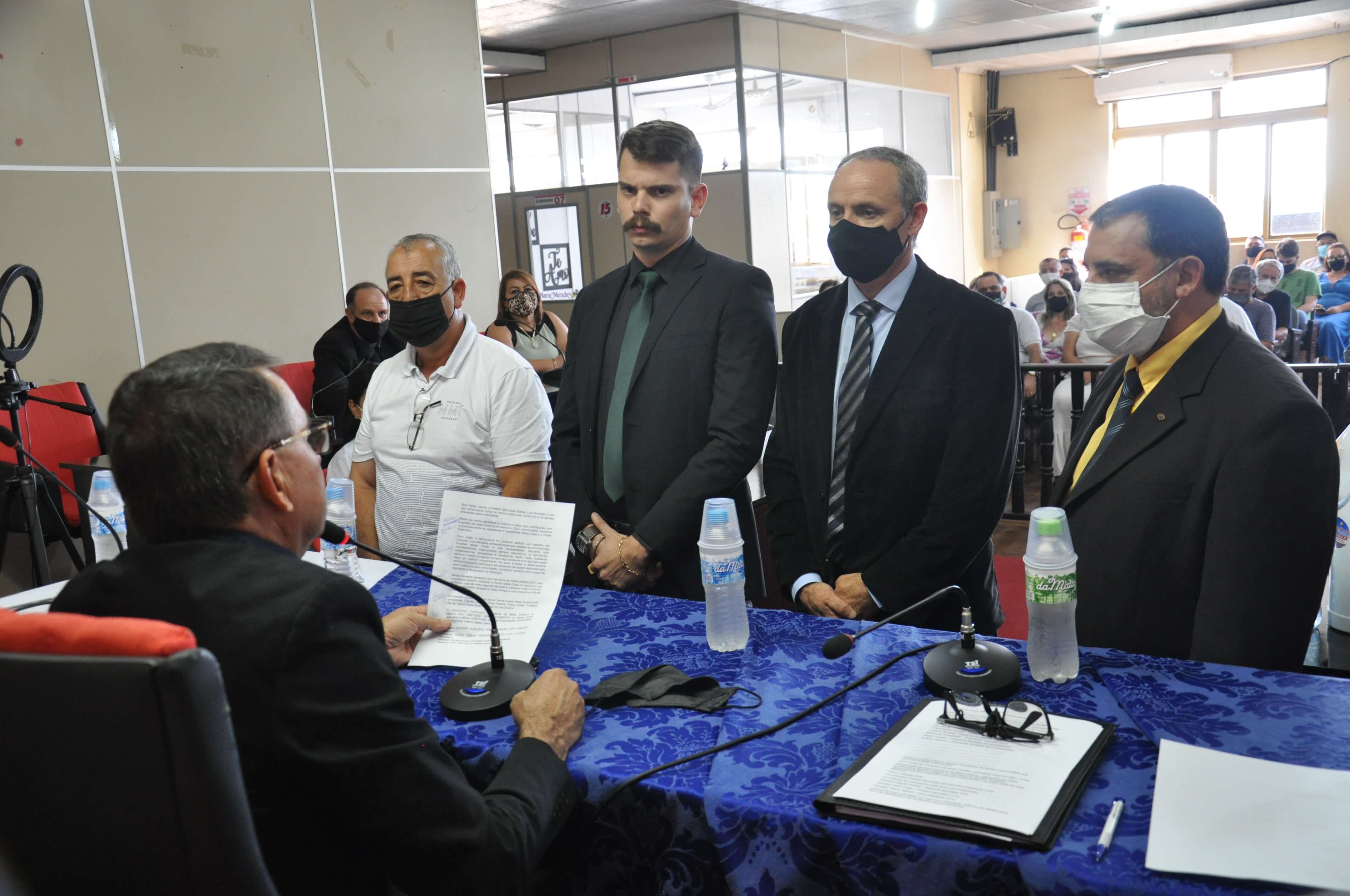 Empossada a nova Mesa Diretora da Câmara Municipal de São Luiz Gonzaga
