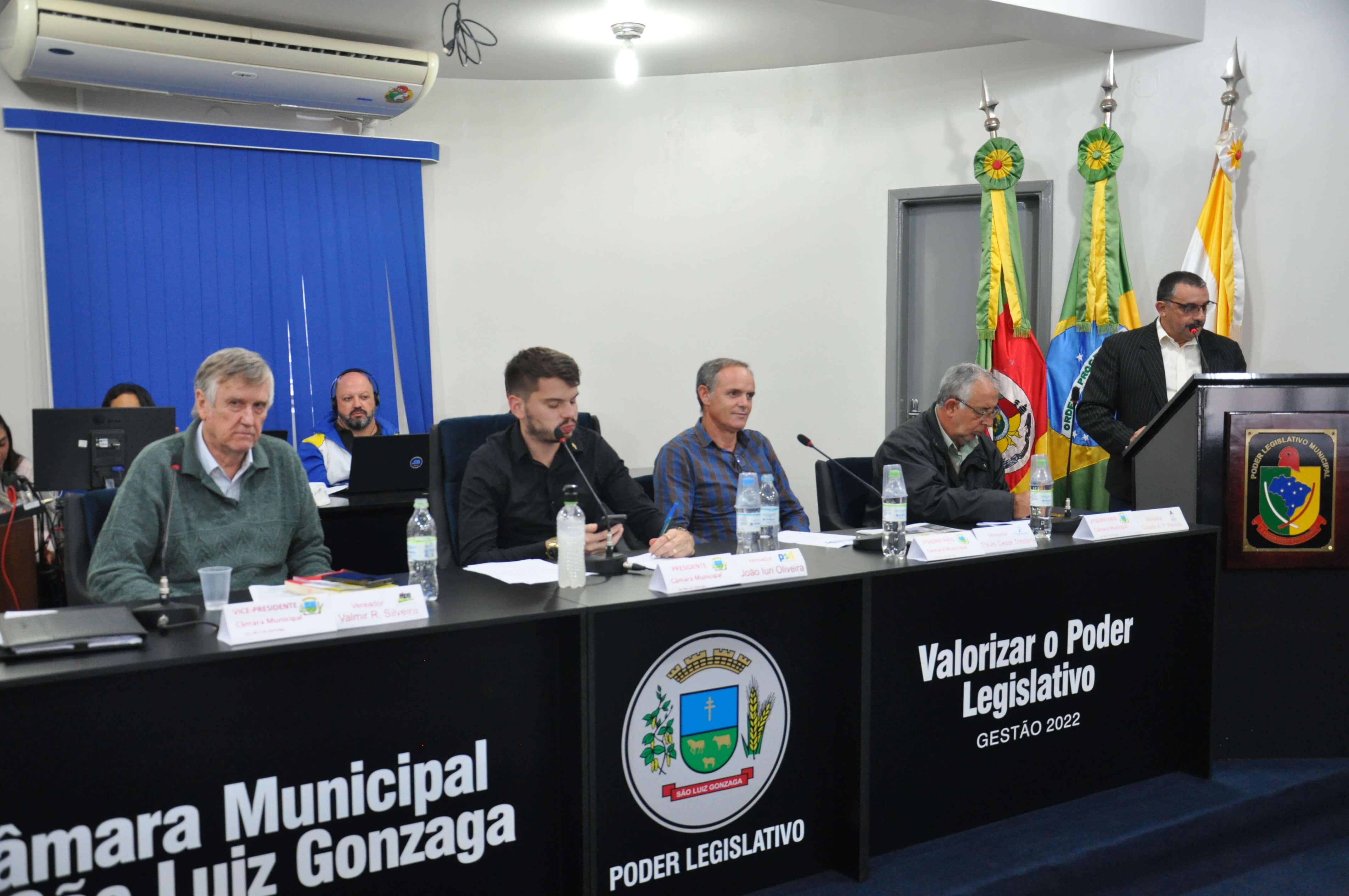 Câmara de São Luiz Gonzaga realizou a 12ª Sessão Ordinária do ano