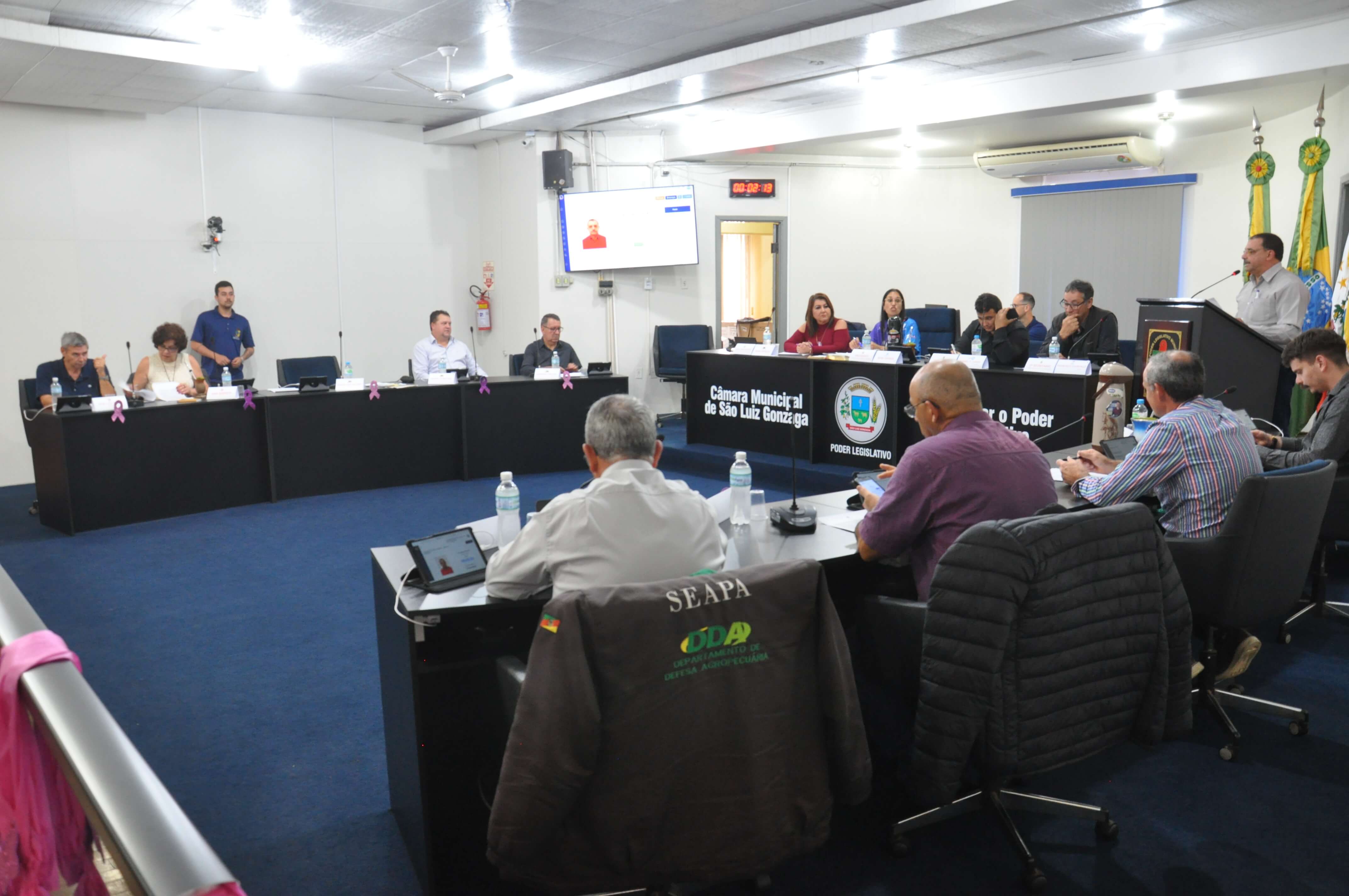 Realizada a 36ª Sessão Ordinária da Câmara de São Luiz Gonzaga