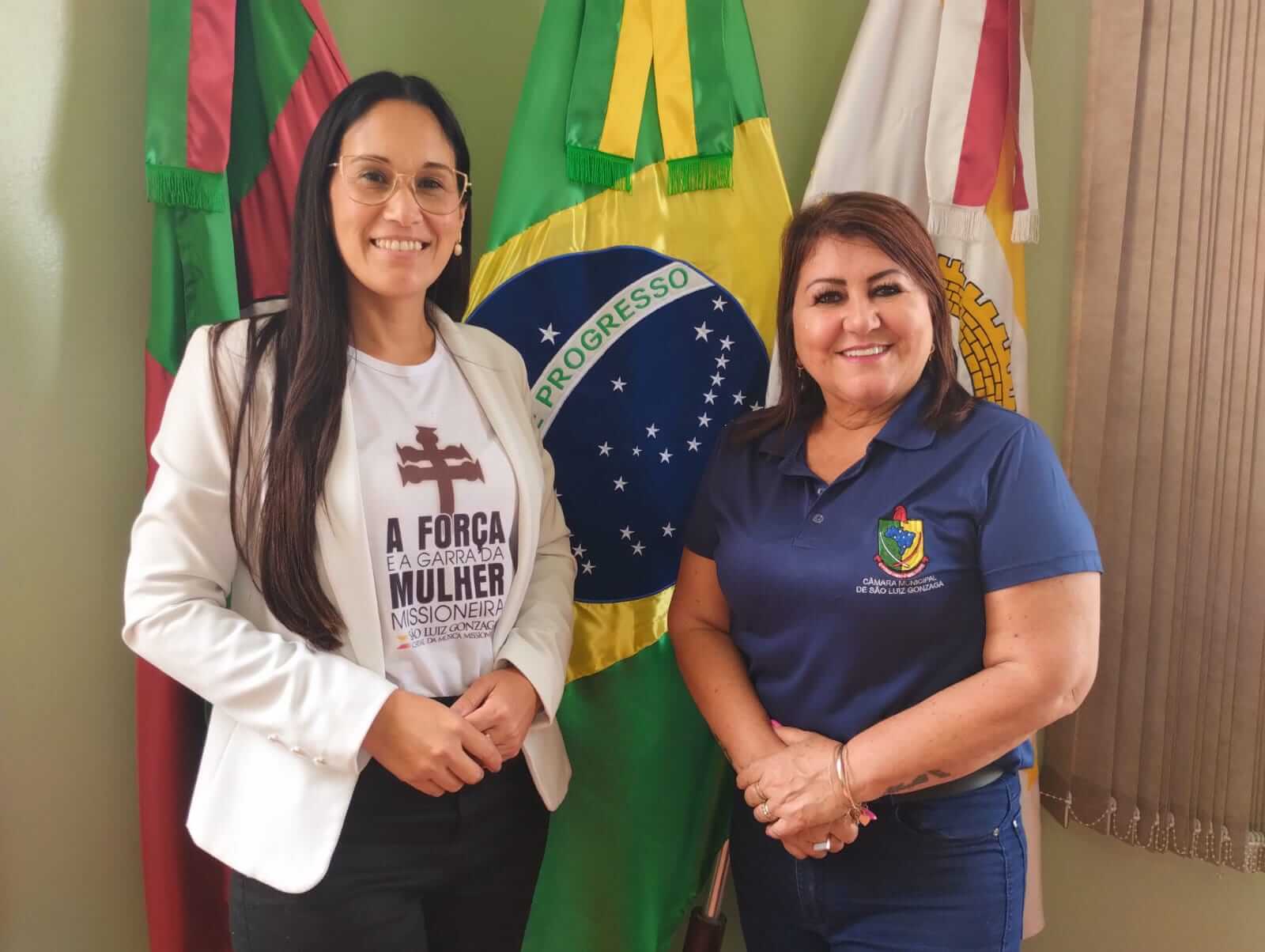 Prefeita Municipal e Presidente do Legislativo: duas mulheres administrando o Município