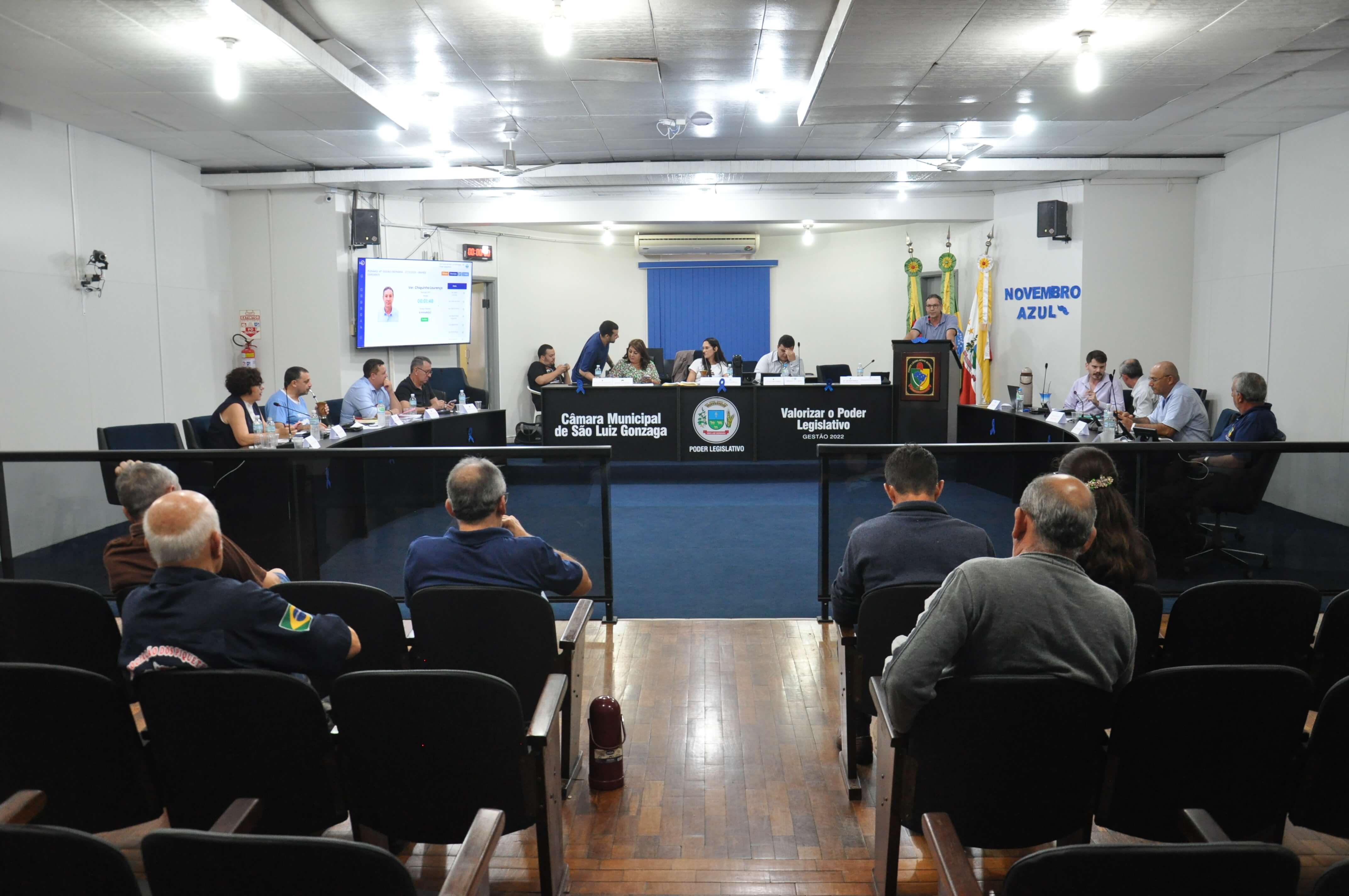 Realizada a 41ª Sessão Ordinária da Câmara de São Luiz Gonzaga