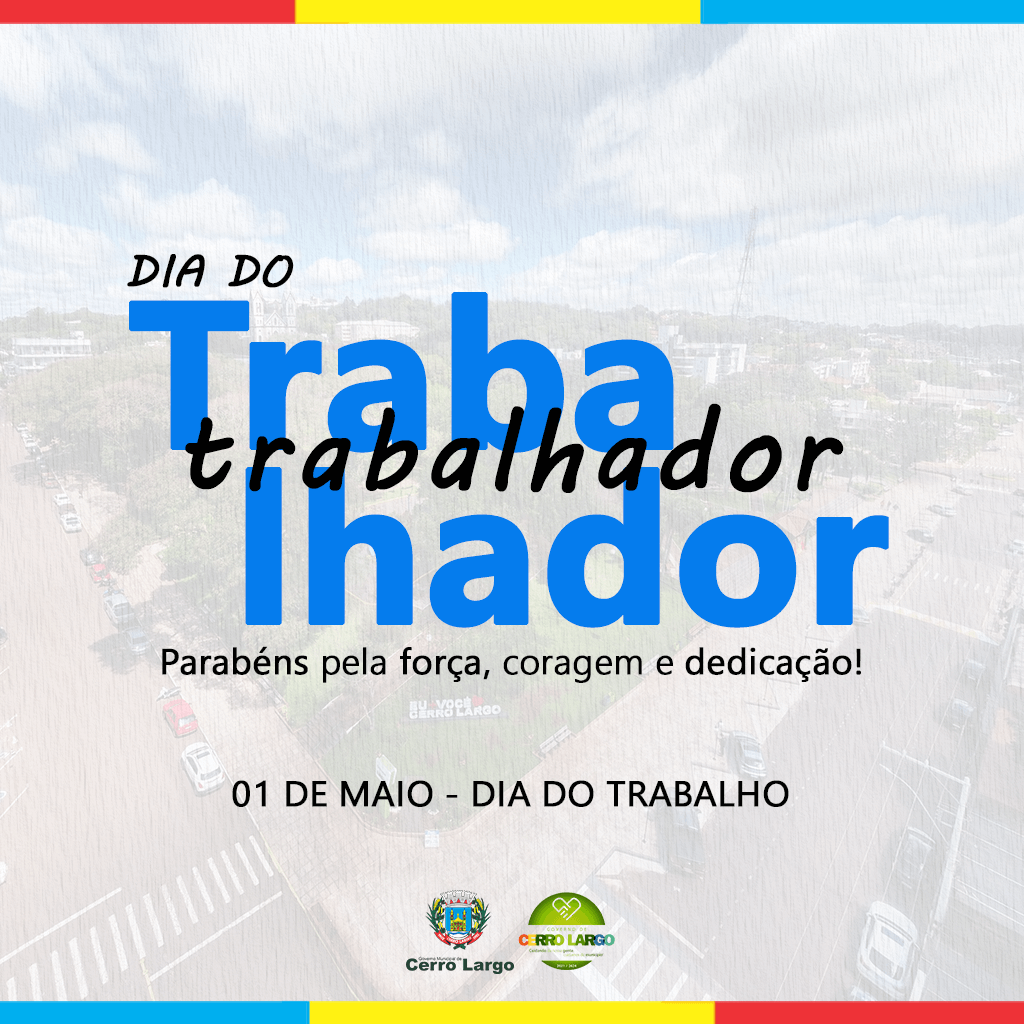 <p>PARAB&Eacute;NS A TODOS OS TRABALHADORES</p>