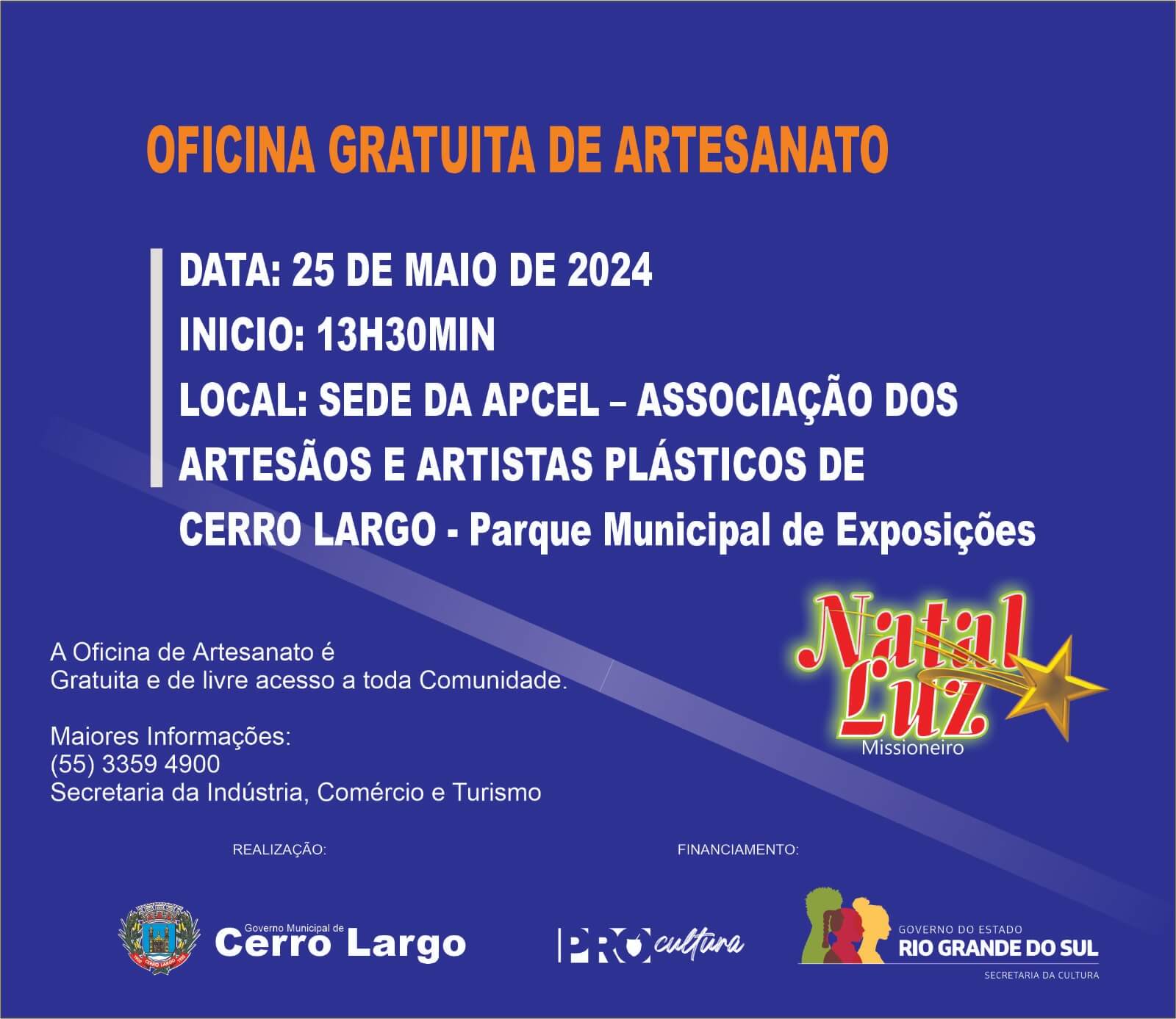 <p>OFICINA DE ARTESANATO</p>