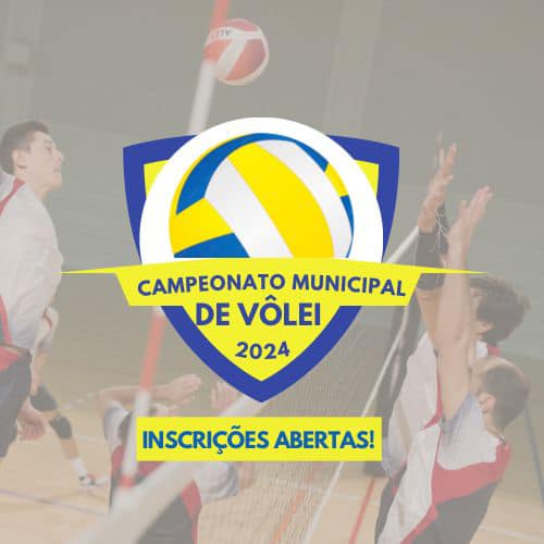 <p>ABERTAS AS INSCRI&Ccedil;&Otilde;ES PARA O CAMPEONATO MUNICIPAL DE V&Ocirc;LEI 2024</p>