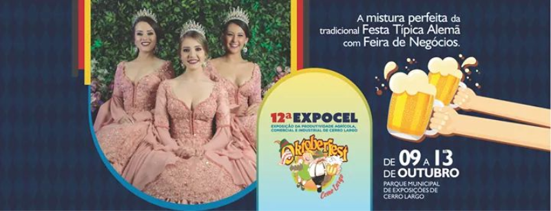 HORÁRIO DE EXPEDIENTE DURANTE A 12ª EXPOCEL OKTOBERFEST CERRO LARGO