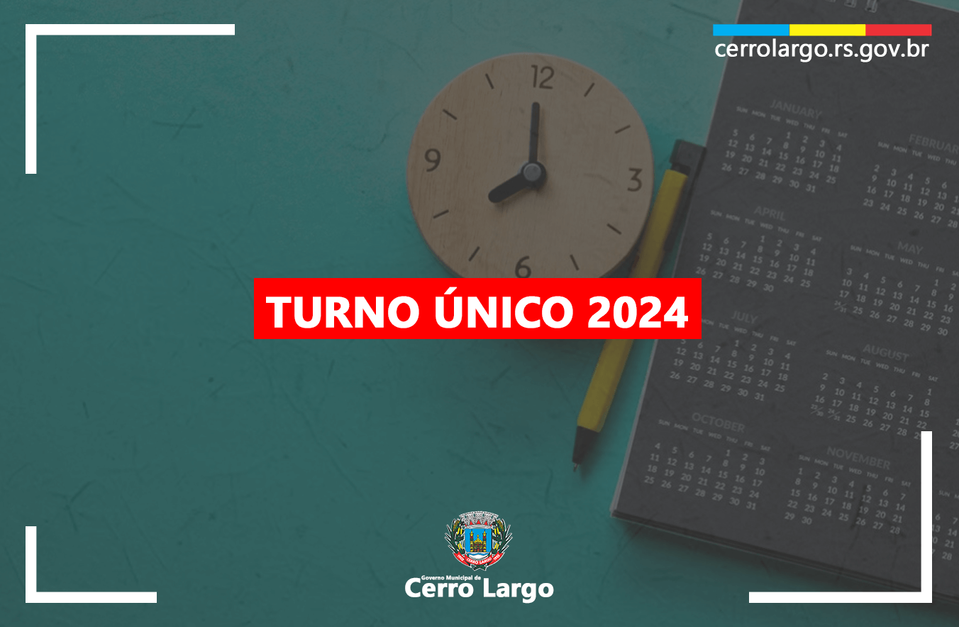 <p>TURNO &Uacute;NICO INICIA NA PR&Oacute;XIMA SEGUNDA-FEIRA (DIA 2 DE DEZEMBRO)</p>