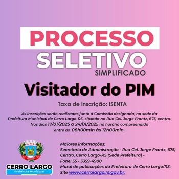 <p>PREFEITURA LAN&Ccedil;A&nbsp;PROCESSO SELETIVO SIMPLIFICADO n&ordm;. 01/2025</p>
<p>&nbsp;</p>