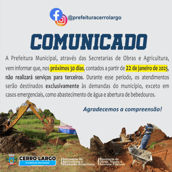 <p>⚠️ Comunicado Importante!</p>