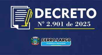 <p>DECRETO N&deg; 2.901.2025 - REGULAMENTA O PROCEDIMENTO DE LAN&Ccedil;AMENTO E COBRAN&Ccedil;A DO ISS, PELA SISTEM&Aacute;TICA DE PRESUN&Ccedil;&Atilde;O DE RECEITA DOS SERVI&Ccedil;OS DE CONSTRU&Ccedil;&Atilde;O CIVIL</p>