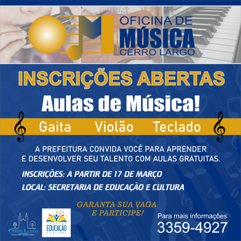 <p><strong>Oficina de M&uacute;sica</strong></p>