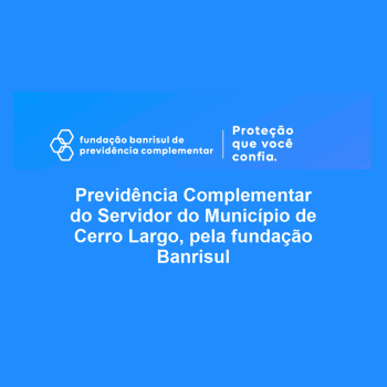 <p>Regime de Previd&ecirc;ncia Complementar (RPC) para os novos servidores</p>