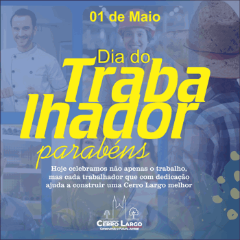 <p>1&ordm; de maio - Dia do Trabalhador</p>