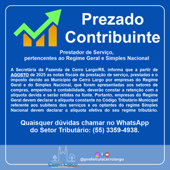 <p>Prezado Contribuinte!</p>