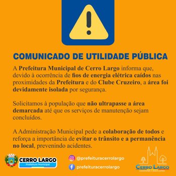 <p><strong>COMUNICADO DE UTILIDADE P&Uacute;BLICA</strong></p>