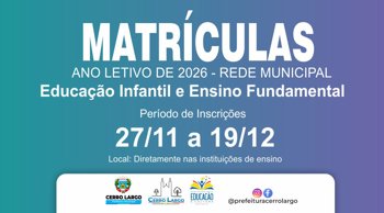 <p>Matr&iacute;culas Abertas!</p>