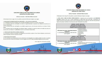 <p>Concurso P&uacute;blico Municipal n&ordm; 001/2025 | Comunicados Oficiais.</p>