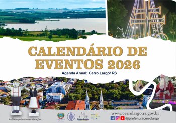 <p>Calend&aacute;rio Municipal de Eventos - 2026</p>