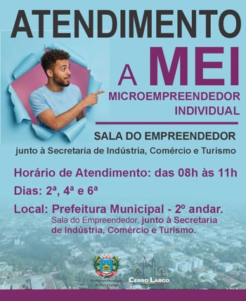 <p>ATENDIMENTO AO MEI EM CERRO LARGO!</p>