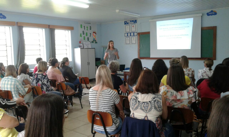 CONTINUIDADE DA FORMAÇÃO DO DIA 05/05 EDUCAÇÃO AMBIENTAL APLICADA Á EDUCAÇÃO INFANTIL E ANOS INICIAIS DA REDE MUNICIPAL DE ENSINO