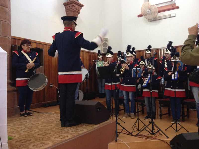 Banda Municipal participa de Celebração Religiosa