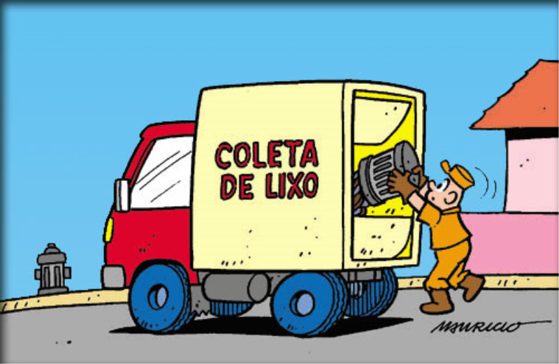 RECOLHIMENTO DE LIXO SERÁ NO SÁBADO 