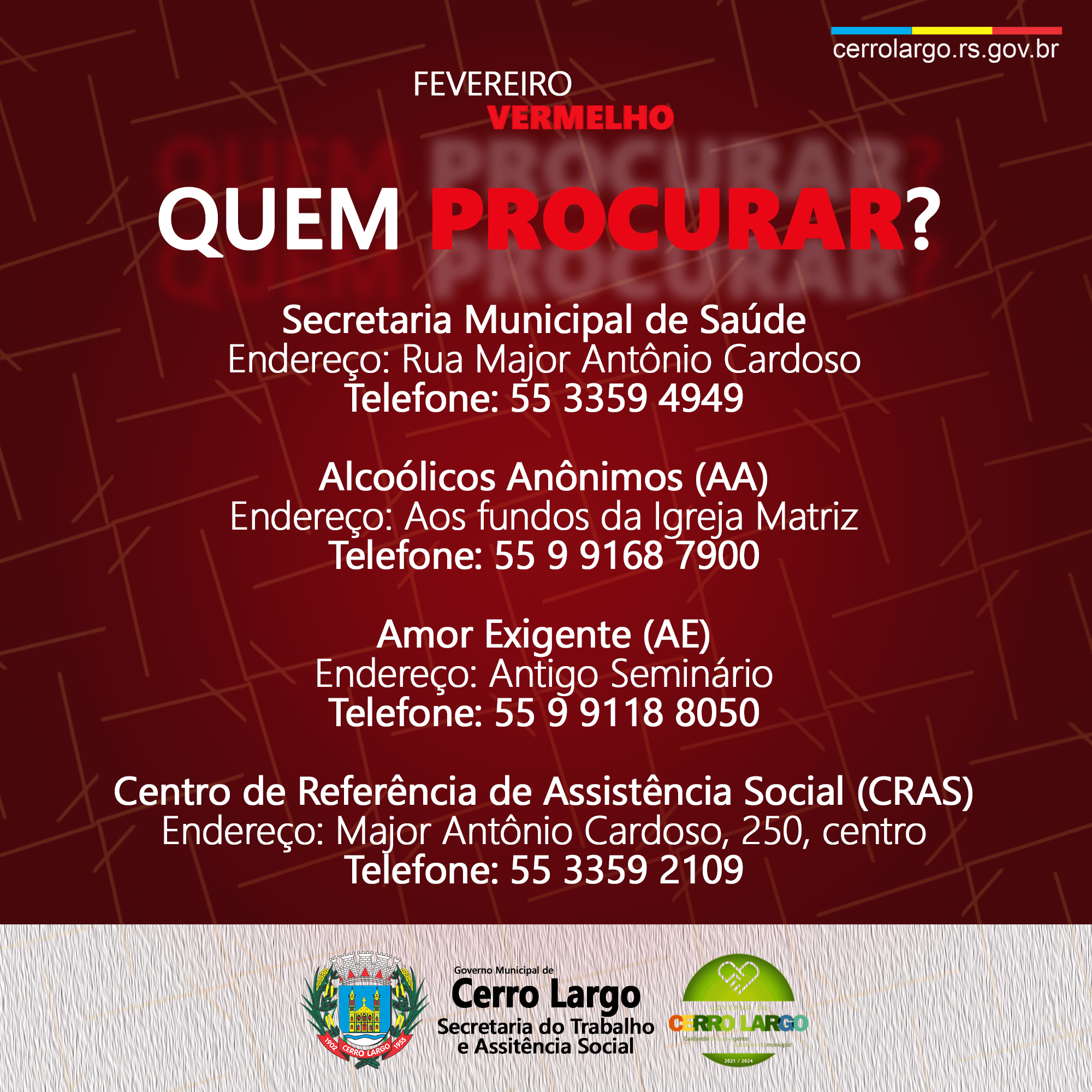 CAMPANHA “FEVEREIRO VERMELHO”