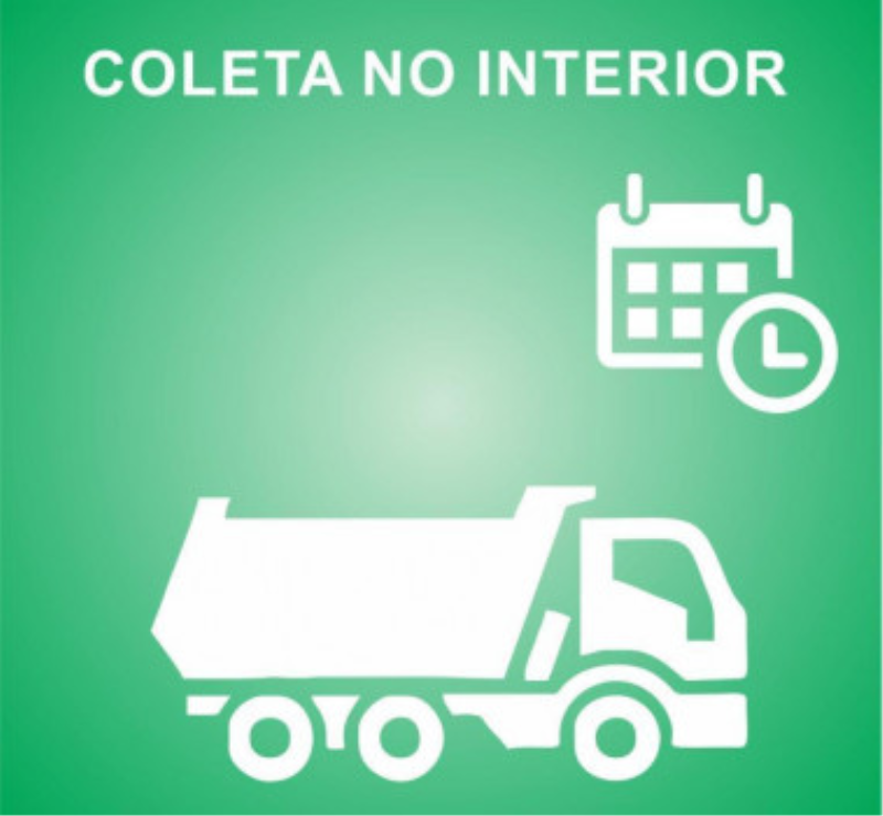 HORÁRIOS DE RECOLHIMENTO DE LIXO NO INTERIOR