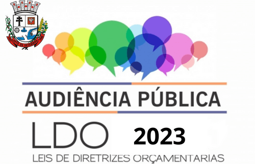 Convite Audiência Pública Lei de Diretrizes Orçamentárias 2023
