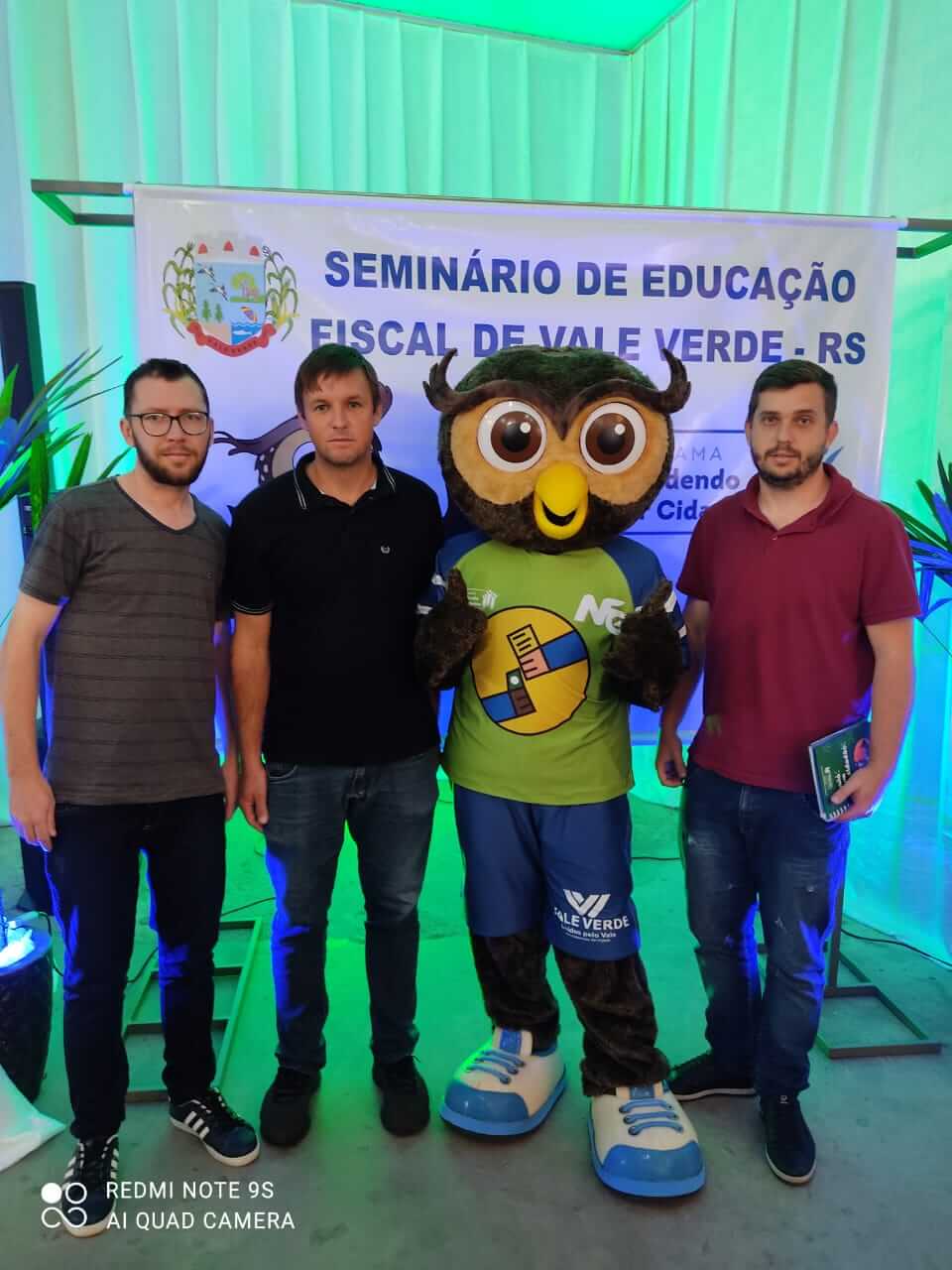 VICE-PREFEITO E SECRETÁRIOS PARTICIPAM DE SEMINÁRIO DE EDUCAÇÃO FISCAL DE VALE VERDE/RS