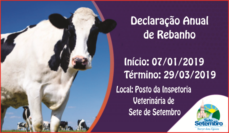 COMUNICADO DA INSPETORIA VETERINÁRIA