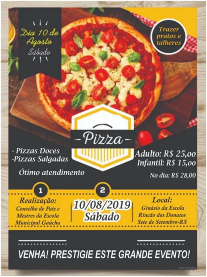 CONVITE RODÍZIO DE PIZZAS