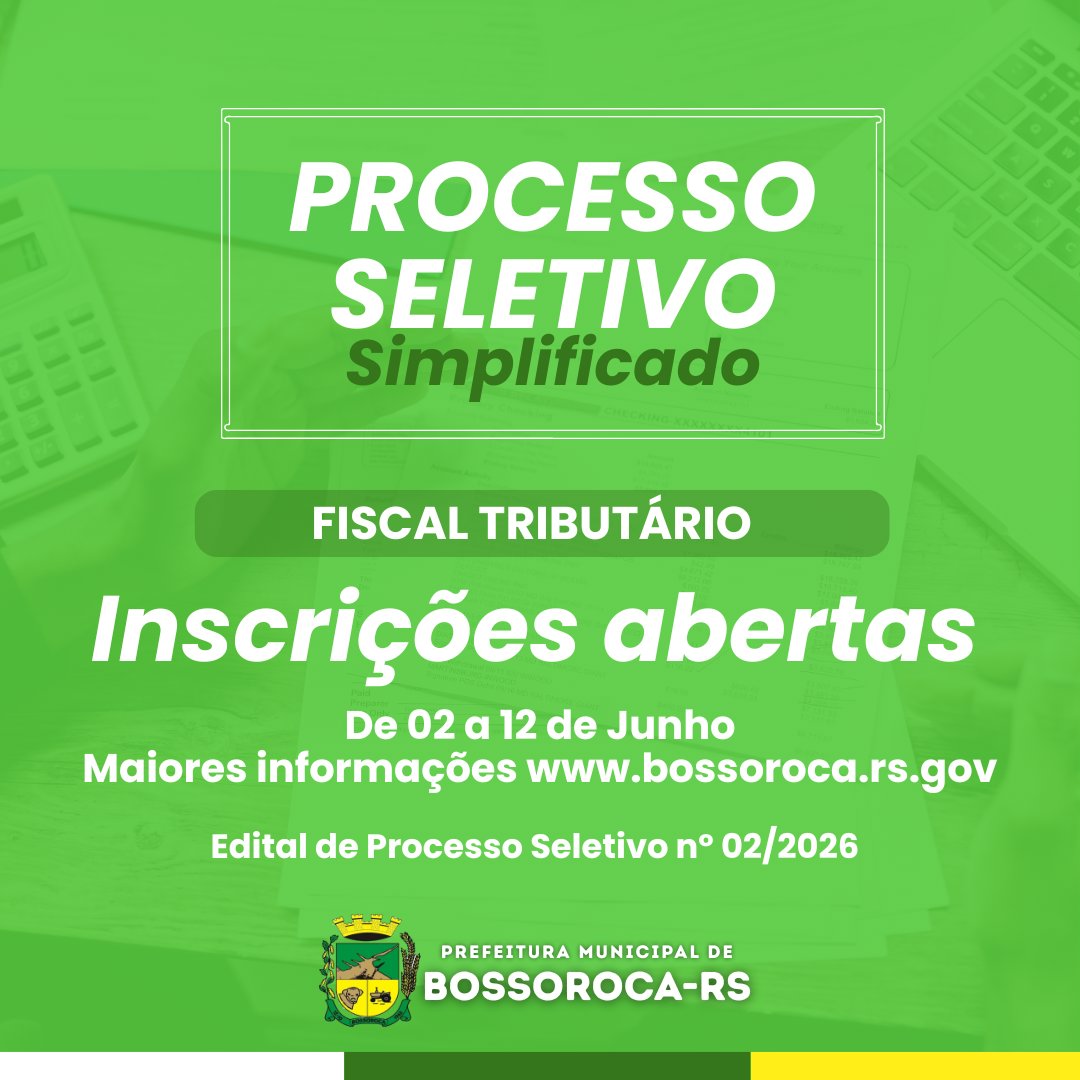 PROCESSO SELETIVO PARA FISCAL TRIBUT&Aacute;RIO