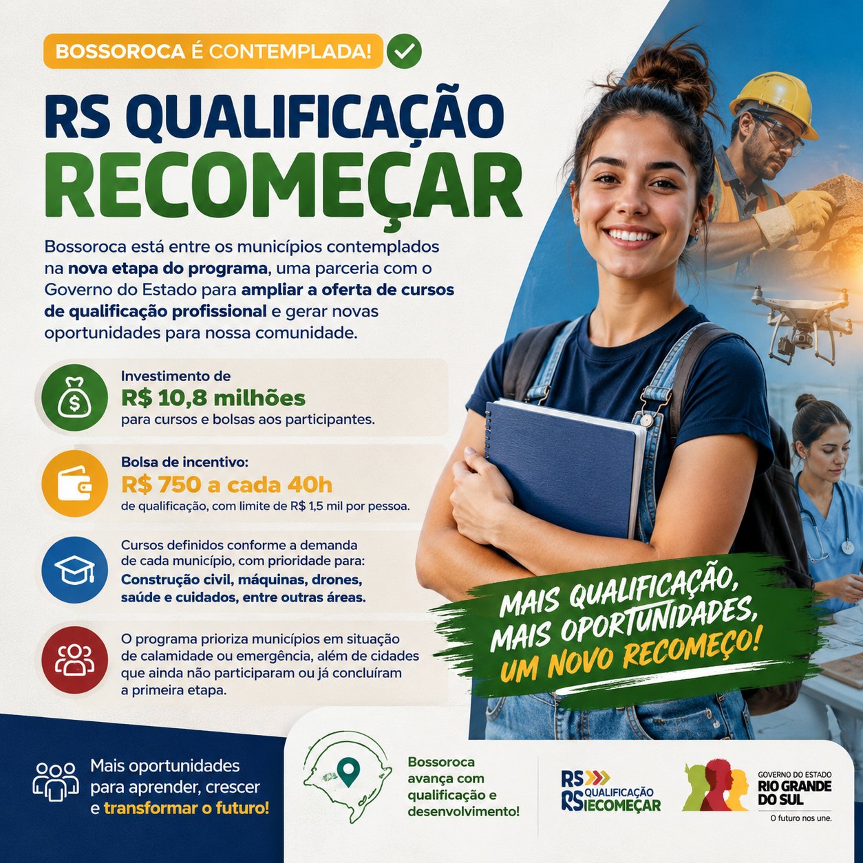 BOSSOROCA &Eacute; CONTEMPLADA NO RS QUALIFICA