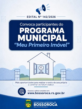 CONVOCA PARTICIPANTES DO PROGRAMA MEU PRIMEIRO IM&Oacute;VEL