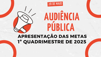 <h2 class="doctor-name"><span style="font-size: 12pt;">Audi&ecirc;ncia P&uacute;blica para Apresenta&ccedil;&atilde;o das Metas 1&ordm; Quadrimestre de 2025</span></h2>