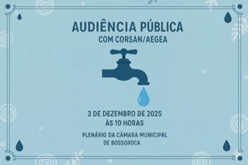 <p>Audi&ecirc;ncia P&uacute;blica&nbsp;com CORSAN/AEGEA</p>