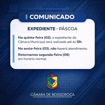 Comunicado de P&aacute;scoa