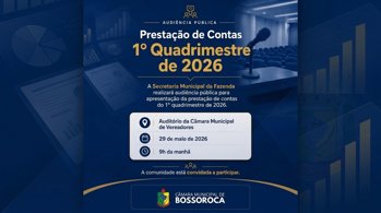 Audi&ecirc;ncia P&uacute;blica&nbsp;1&ordm; quadrimestre de 2026