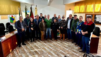 Reuni&atilde;o com o Sindicato dos Trabalhadores Rurais de Bossoroca e pela Regional Miss&otilde;es II