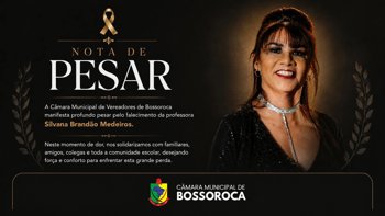 Bossoroca lamenta a perda de Silvana Brand&atilde;o Medeiros